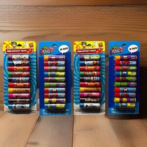 Flavored Lip Balm 10 ct Sets Fruity Jolly Rancher Candy Breakfast Cereal Packs